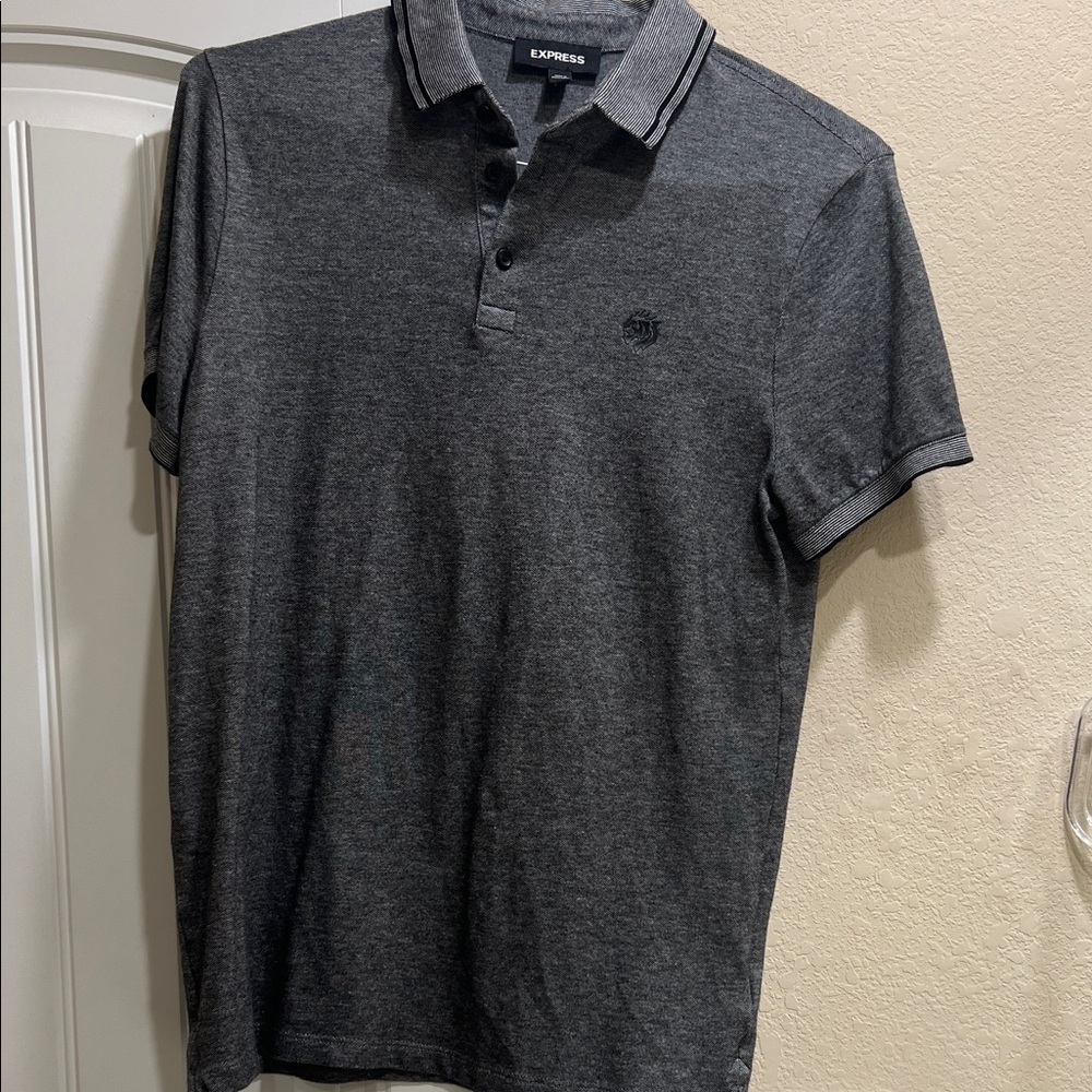 Express Charcoal Polo Shirt for Men